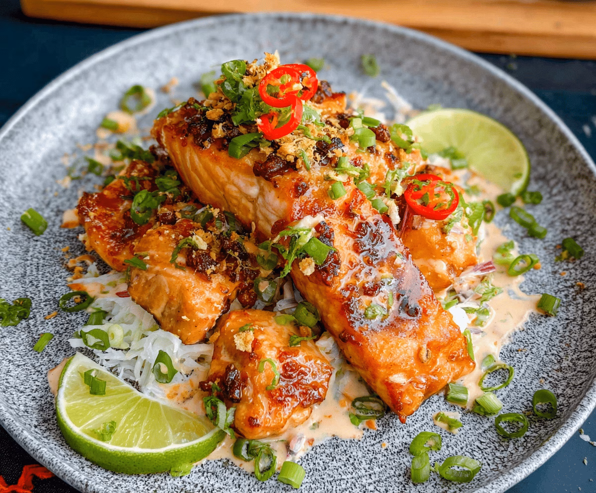 Easy Bang Bang Salmon Recipe for Dinner